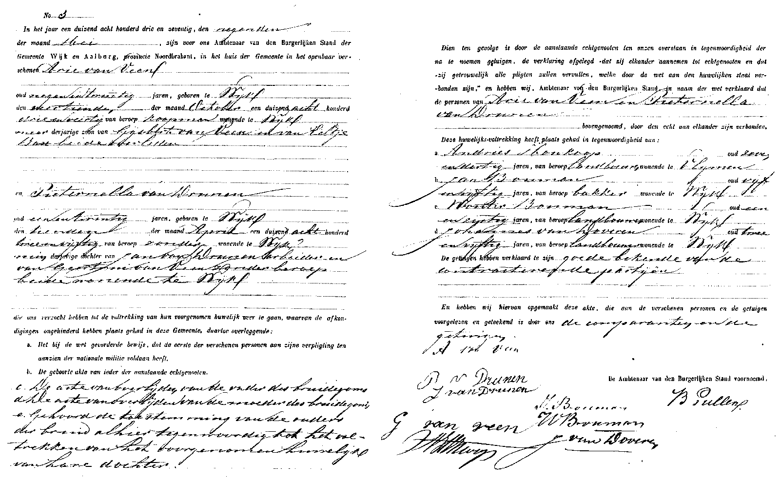 18730519 huw akte 3 A v Veen - P v Drunen